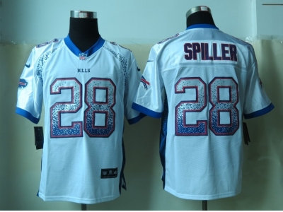 NEW Buffalo Bills #28 Spiller White Jerseys(Drift Fashion Elite) NEW Buffalo Bills #28 Spiller White Jerseys(Drift Fashion Elite)