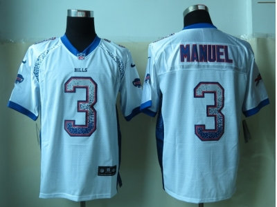 NEW Buffalo Bills #3 Manuel White Jerseys(Drift Fashion Elite) NEW Buffalo Bills #3 Manuel White Jerseys(Drift Fashion Elite)