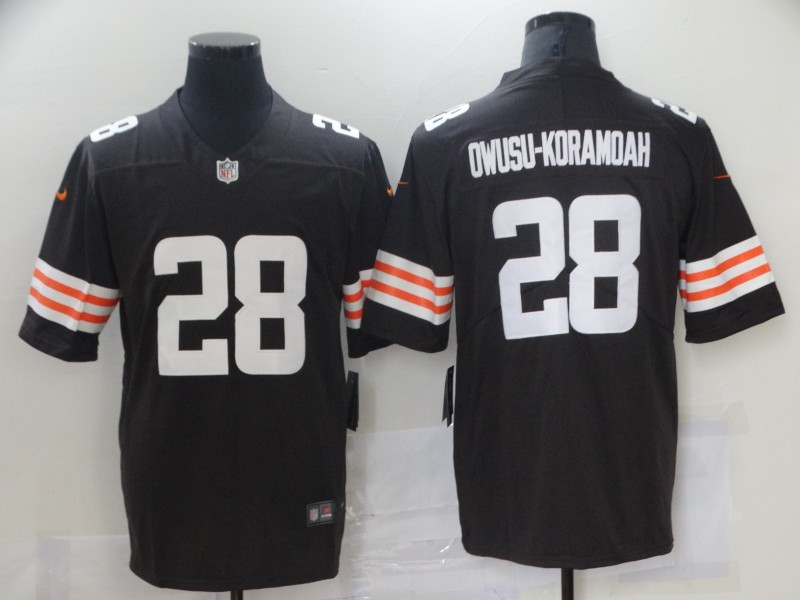 Nike Browns 28 Jeremiah Owusu Koramoah Brown 2021 NFL Draft Vapor Untouchable Limited Jersey Nike Browns 28 Jeremiah Owusu Koramoah Brown 2021 NFL Draft Vapor Untouchable Limited Jersey
