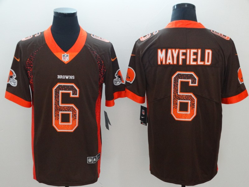 Nike Browns 6 Baker Mayfield Brown Drift Fashion Limited Jersey Nike Browns 6 Baker Mayfield Brown Drift Fashion Limited Jersey