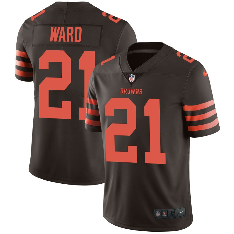 Nike Browns 21 T.J. Ward Brown Color Rush Limited Jersey Nike Browns 21 T.J. Ward Brown Color Rush Limited Jersey