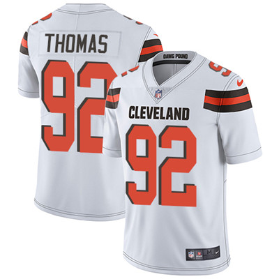 Nike Browns #92 Chad Thomas White Men's Stitched NFL Vapor Untouchable Limited Jersey Nike Browns #92 Chad Thomas White Men's Stitched NFL Vapor Untouchable Limited Jersey