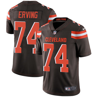 Nike Browns #74 Cameron Erving Brown Team Color Men's Stitched NFL Vapor Untouchable Limited Jersey Nike Browns #74 Cameron Erving Brown Team Color Men's Stitched NFL Vapor Untouchable Limited Jersey