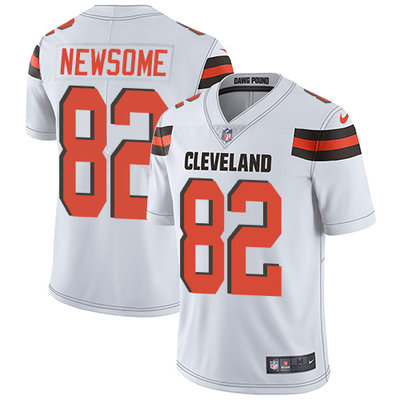 Nike Browns #82 Ozzie Newsome White Men's Stitched NFL Vapor Untouchable Limited Jersey Nike Browns #82 Ozzie Newsome White Men's Stitched NFL Vapor Untouchable Limited Jersey