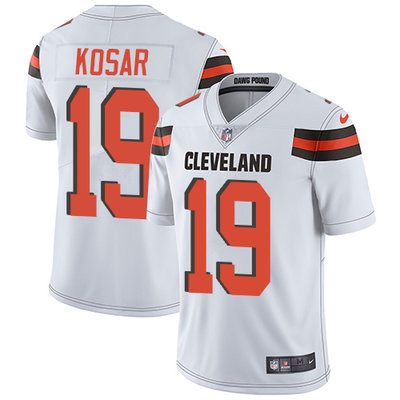 Nike Browns #19 Bernie Kosar White Men's Stitched NFL Vapor Untouchable Limited Jersey Nike Browns #19 Bernie Kosar White Men's Stitched NFL Vapor Untouchable Limited Jersey
