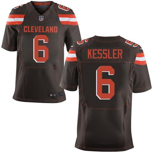 Nike Browns #6 Cody Kessler Brown Team Color Men's Stitched NFL New Elite Jersey Nike Browns #6 Cody Kessler Brown Team Color Men's Stitched NFL New Elite Jersey