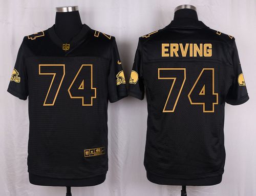 Nike Browns #74 Cameron Erving Black Men's Stitched NFL Elite Pro Line Gold Collection Jersey Nike Browns #74 Cameron Erving Black Men's Stitched NFL Elite Pro Line Gold Collection Jersey