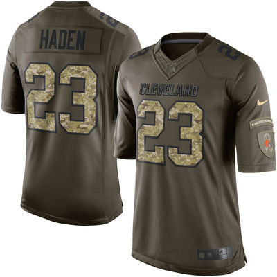 Men's Cleveland Browns 23 Joe Haden Nike Green Salute To Service Limited Jersey Men's Cleveland Browns 23 Joe Haden Nike Green Salute To Service Limited Jersey