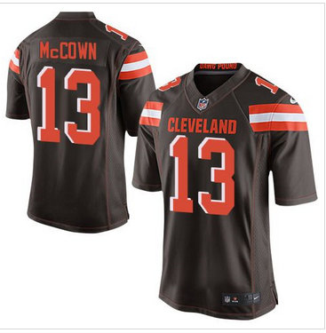 Nike Cleveland Browns #13 Josh McCown Brown Team Color Men's Stitched NFL New Elite Jersey Nike Cleveland Browns #13 Josh McCown Brown Team Color Men's Stitched NFL New Elite Jersey