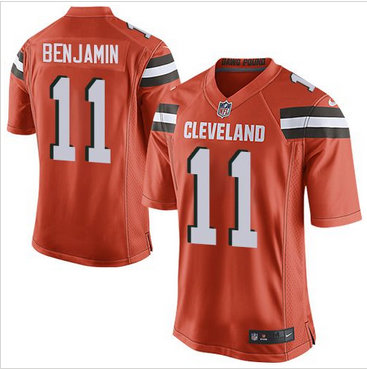 Nike Cleveland Browns #11 Travis Benjamin Orange Alternate Men's Stitched NFL New Elite Jersey