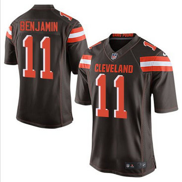 Nike Cleveland Browns #11 Travis Benjamin Brown Team Color Men's Stitched NFL New Elite Jersey Nike Cleveland Browns #11 Travis Benjamin Brown Team Color Men's Stitched NFL New Elite Jersey