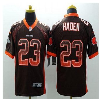 New Cleveland Browns #23 Joe Haden Brown Team Color Men's Stitched NFL Elite Drift fashion jersey