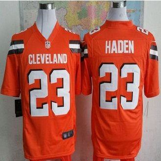 New Cleveland Browns #23 Joe Haden Orange Alternate Men's Stitched NFL Game Jersey New Cleveland Browns #23 Joe Haden Orange Alternate Men's Stitched NFL Game Jersey