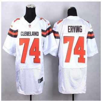 New Cleveland Browns #74 Cameron Erving White Men's Stitched NFL New Elite Jersey New Cleveland Browns #74 Cameron Erving White Men's Stitched NFL New Elite Jersey