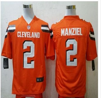New Cleveland Browns #2 Johnny Manziel Orange Alternate Men's Stitched NFL Game Jersey New Cleveland Browns #2 Johnny Manziel Orange Alternate Men's Stitched NFL Game Jersey