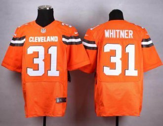 Nike Cleveland Browns #31 Donte Whitner Orange Alternate Men's Stitched NFL New Elite jersey Nike Cleveland Browns #31 Donte Whitner Orange Alternate Men's Stitched NFL New Elite jersey
