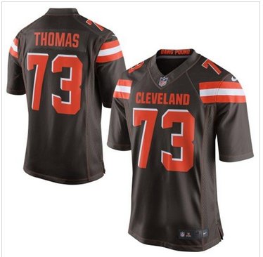 New Cleveland Browns #73 Joe Thomas Brown Team Color Men's Stitched NFL New Elite Jersey