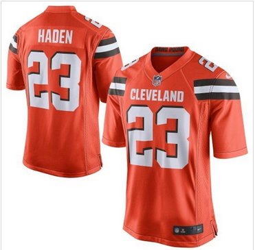 New Cleveland Browns #23 Joe Haden Orange Alternate Men's Stitched NFL New Elite Jersey