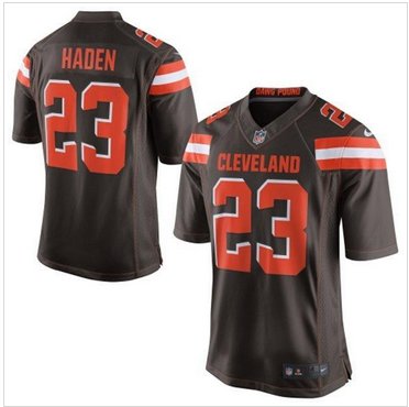 New Cleveland Browns #23 Joe Haden Brown Team Color Men's Stitched NFL New Elite Jersey