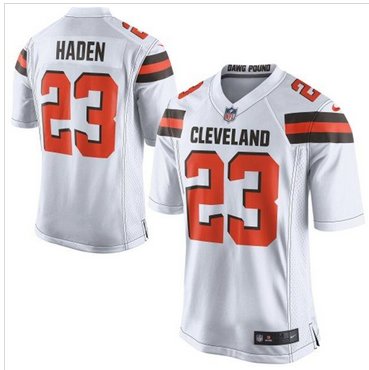 New Cleveland Browns #23 Joe Haden White Men's Stitched NFL New Elite Jersey New Cleveland Browns #23 Joe Haden White Men's Stitched NFL New Elite Jersey