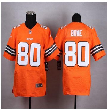 NEW Cleveland Browns #80 Dwayne Bowe Orange Alternate Men's Stitched NFL Elite Jersey NEW Cleveland Browns #80 Dwayne Bowe Orange Alternate Men's Stitched NFL Elite Jersey