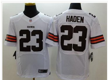 New Cleveland Browns #23 Joe Haden White NFL Elite Jersey New Cleveland Browns #23 Joe Haden White NFL Elite Jersey