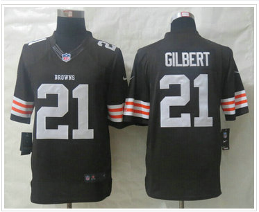 NEW NFL Cleveland Browns #21 Justin Gilbert Brown Limited Jersey NEW NFL Cleveland Browns #21 Justin Gilbert Brown Limited Jersey