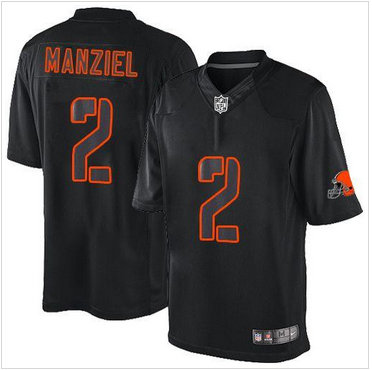 Cleveland Browns #2 Johnny Manziel Black NFL Impact Limited Jersey Cleveland Browns #2 Johnny Manziel Black NFL Impact Limited Jersey