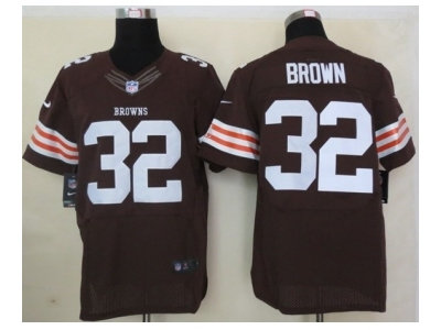 NEW NFL Cleveland Browns 32 Brown Brown jerseys (Elite) NEW NFL Cleveland Browns 32 Brown Brown jerseys (Elite)