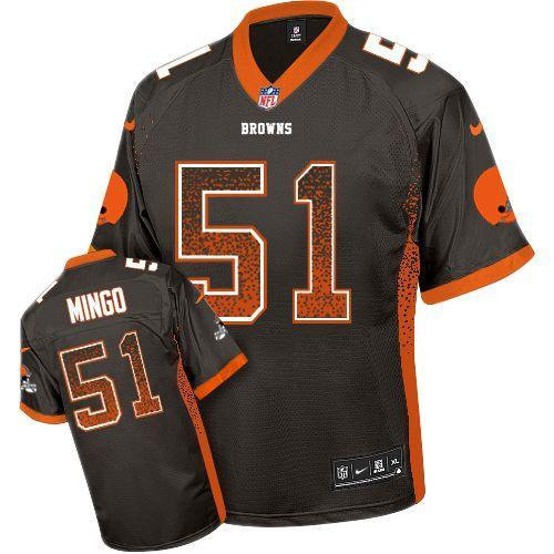 NEW Cleveland Browns #51 Barkevious Mingo Brown Stitched NFL Elite Drift Fashion Jerseys NEW Cleveland Browns #51 Barkevious Mingo Brown Stitched NFL Elite Drift Fashion Jerseys