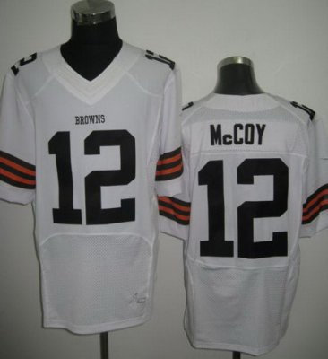 NEW nfl Cleveland Browns 12 Colt Mccoy white jerseys(Elite) NEW nfl Cleveland Browns 12 Colt Mccoy white jerseys(Elite)