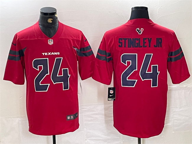 Men's Houston Texans #24 Derek Stingley Jr. Red Vapor Untouchable Stitched Football Jersey Men's Houston Texans #24 Derek Stingley Jr. Red Vapor Untouchable Stitched Football Jersey