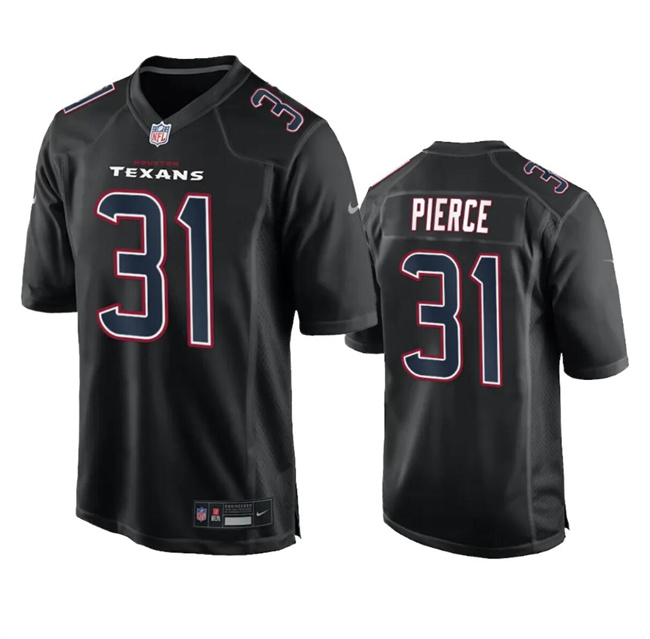 Men's Houston Texans #31 Dameon Pierce Black Fashion Vapor Untouchable Limited Stitched Football Jersey Men's Houston Texans #31 Dameon Pierce Black Fashion Vapor Untouchable Limited Stitched Football Jersey