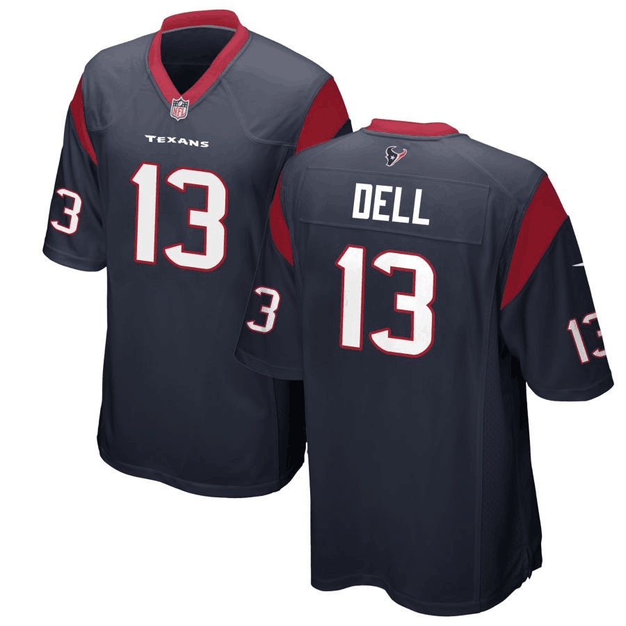 Men's Houston Texans #Tank Dell White Stitched Game Jersey (2) Men's Houston Texans #Tank Dell White Stitched Game Jersey (2)