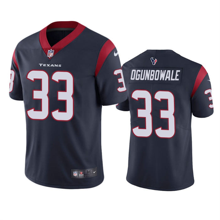 Men's Houston Texans #33 Dare Ogunbowale Navy Vapor Untouchable Limited Stitched Jersey Men's Houston Texans #33 Dare Ogunbowale Navy Vapor Untouchable Limited Stitched Jersey