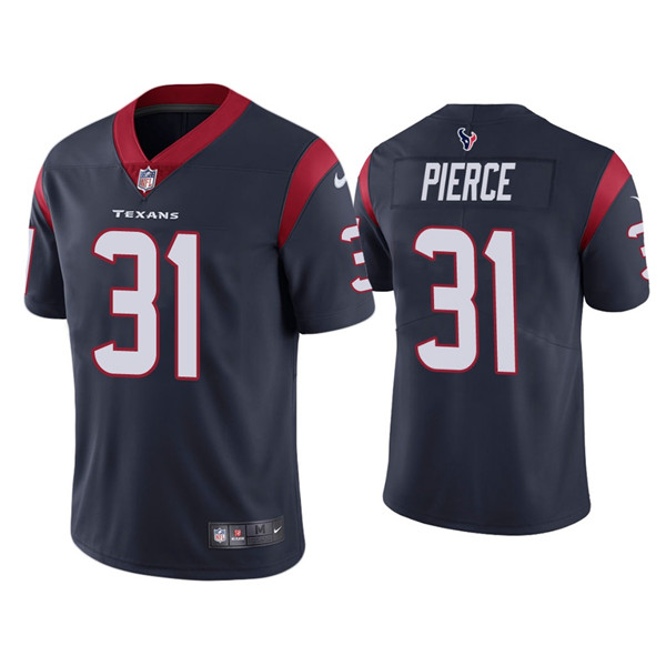 Men's Houston Texans #31 Dameon Pierce Navy Vapor Untouchable Limited Stitched Jersey Men's Houston Texans #31 Dameon Pierce Navy Vapor Untouchable Limited Stitched Jersey