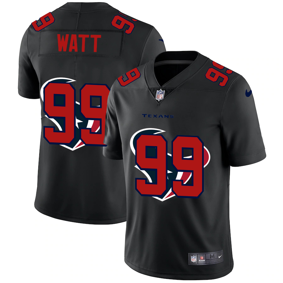 Houston Texans #99 J.J. Watt Men's Nike Team Logo Dual Overlap Limited NFL Jersey Black Houston Texans #99 J.J. Watt Men's Nike Team Logo Dual Overlap Limited NFL Jersey Black