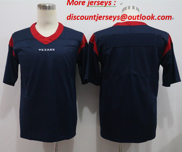 Nike Texans Blank Navy Vapor Untouchable Limited Jersey