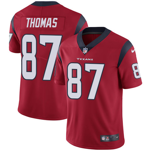 Nike Texans #87 Demaryius Thomas Red Alternate Men's Stitched NFL Vapor Untouchable Limited Jersey Nike Texans #87 Demaryius Thomas Red Alternate Men's Stitched NFL Vapor Untouchable Limited Jersey