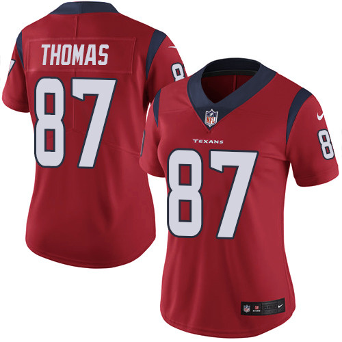Nike Texans #87 Demaryius Thomas Red Alternate Women's Stitched NFL Vapor Untouchable Limited Jersey Nike Texans #87 Demaryius Thomas Red Alternate Women's Stitched NFL Vapor Untouchable Limited Jersey