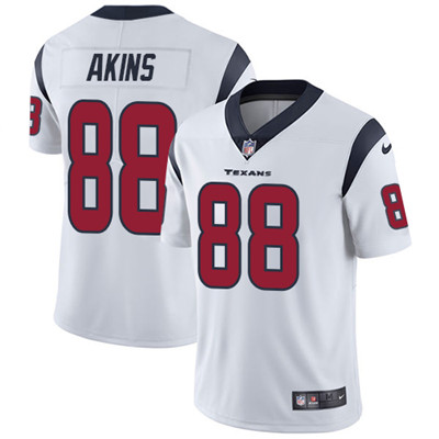 Nike Texans #88 Jordan Akins White Men's Stitched NFL Vapor Untouchable Limited Jersey Nike Texans #88 Jordan Akins White Men's Stitched NFL Vapor Untouchable Limited Jersey
