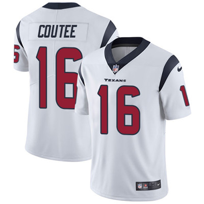 Nike Texans #16 Keke Coutee White Men's Stitched NFL Vapor Untouchable Limited Jersey Nike Texans #16 Keke Coutee White Men's Stitched NFL Vapor Untouchable Limited Jersey