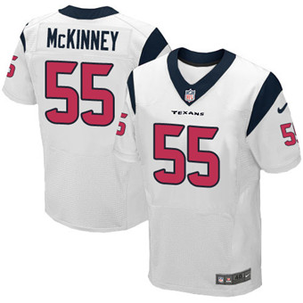Nike Texans #55 Benardrick McKinney White Men's Stitched NFL Elite Jersey Nike Texans #55 Benardrick McKinney White Men's Stitched NFL Elite Jersey