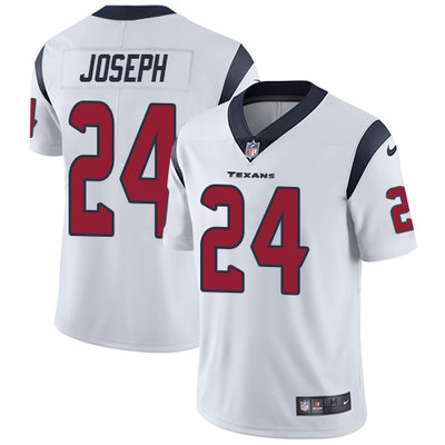 Nike Texans #24 Johnathan Joseph White Men's Stitched NFL Vapor Untouchable Limited Jersey
