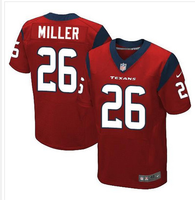 Nike Texans #26 Lamar Miller Red Alternate Men's Stitched NFL Elite Jersey Nike Texans #26 Lamar Miller Red Alternate Men's Stitched NFL Elite Jersey
