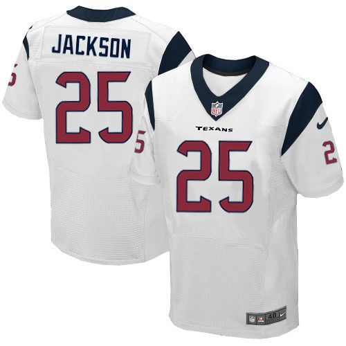 Nike Texans #25 Kareem Jackson White Men's Stitched NFL Elite Jersey Nike Texans #25 Kareem Jackson White Men's Stitched NFL Elite Jersey