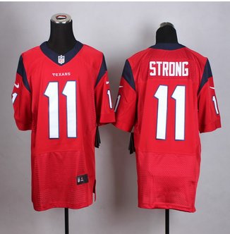 New Houston Texans #11 Jaelen Strong Red Men's Stitched NFL Elite Jersey New Houston Texans #11 Jaelen Strong Red Men's Stitched NFL Elite Jersey
