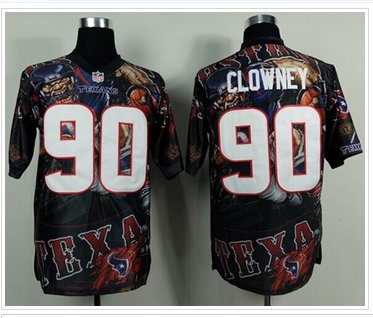 NEW Texans #90 Jadeveon Clowney Team Color NFL Elite Fanatical Version Jersey NEW Texans #90 Jadeveon Clowney Team Color NFL Elite Fanatical Version Jersey