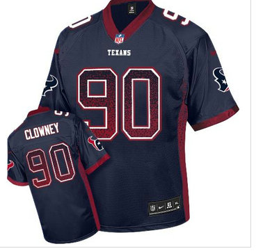 NEW Houston Texans #90 Jadeveon Clowney Navy Blue Team Color NFL Elite Drift Fashion Jersey NEW Houston Texans #90 Jadeveon Clowney Navy Blue Team Color NFL Elite Drift Fashion Jersey