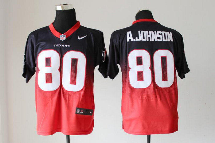 NEW Houston Texans 80 Andre Johnson Black Red Drift Fashion II Elite NFL Jerseys NEW Houston Texans 80 Andre Johnson Black Red Drift Fashion II Elite NFL Jerseys